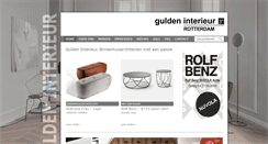 Desktop Screenshot of gulden-interieur.nl