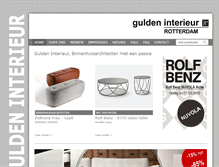 Tablet Screenshot of gulden-interieur.nl